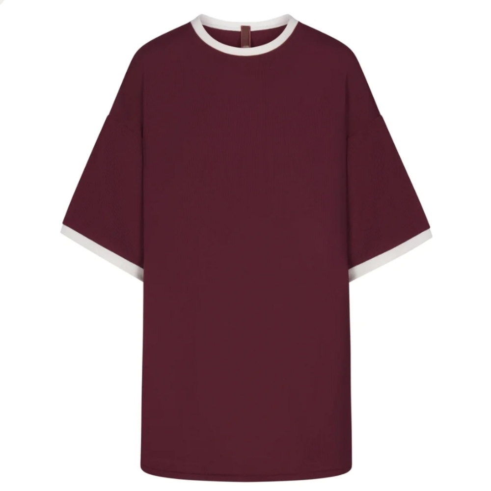 ISO SKIMS Soft Lounge Ringer T-Shirt Mini Dress